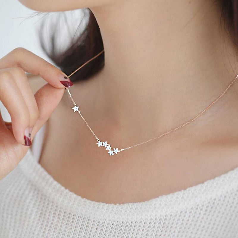 Zirconia Silver Necklaces