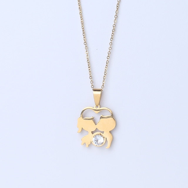 Steel Gold Luxury Necklaces