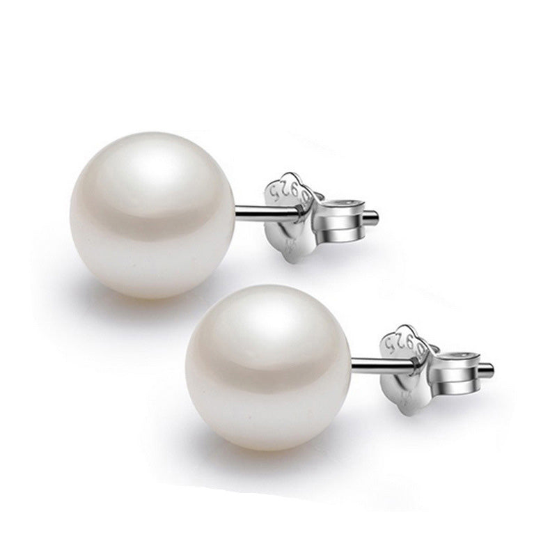 Shell Pearl Earrings 925 Silver