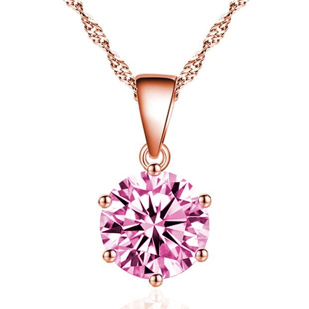 Classic Silver Color Round Chains Necklace