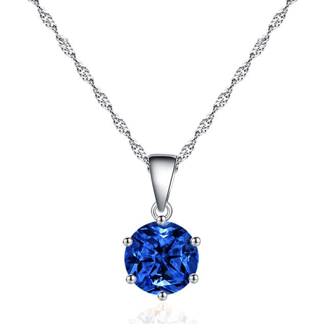Classic Silver Color Round Chains Necklace