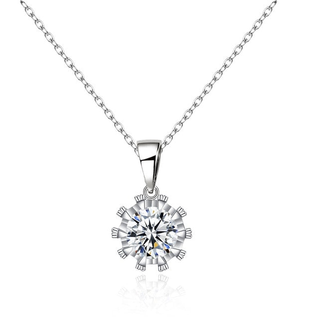 Classic Silver Color Round Chains Necklace
