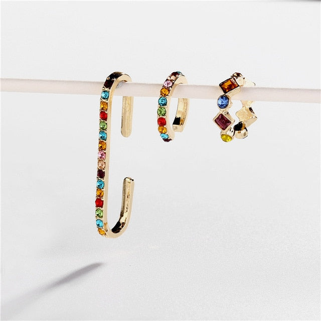Rainbow Earrings Cubic 30 Styles