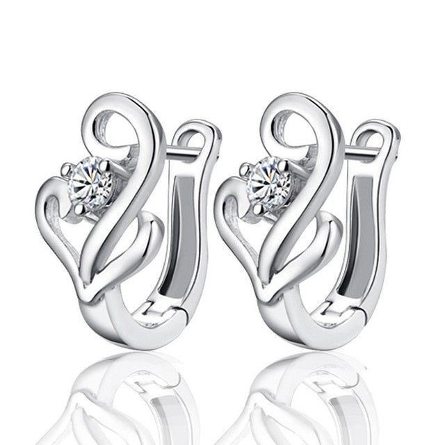 Zircon Stud Earrings 25 Styles