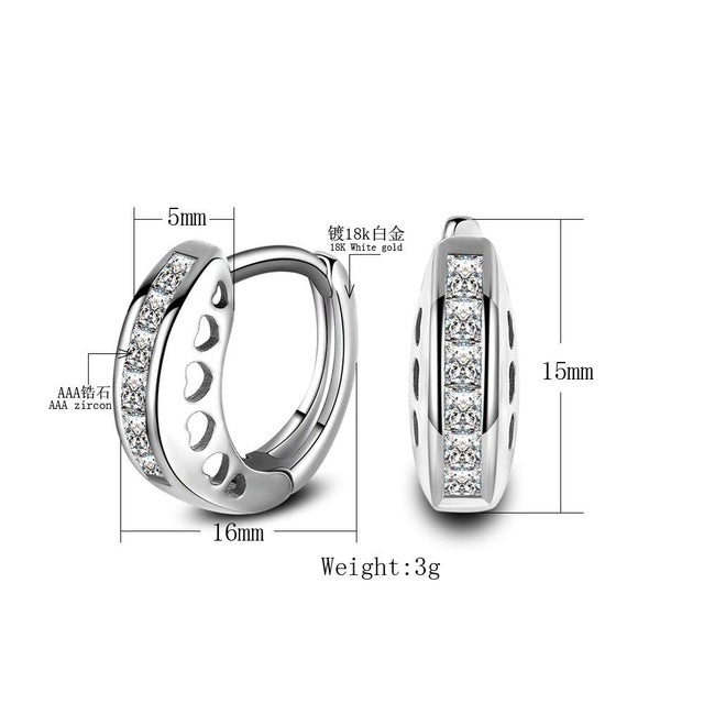 Zircon Stud Earrings 25 Styles