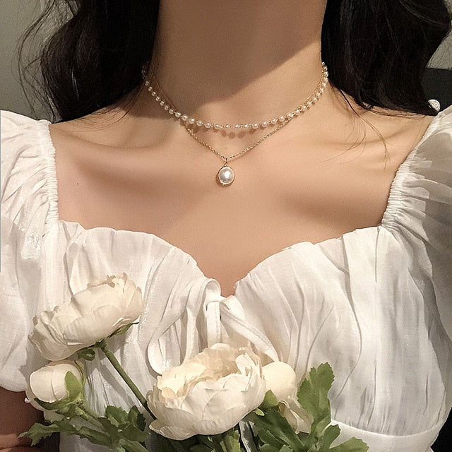 Double Chain Gold Necklace