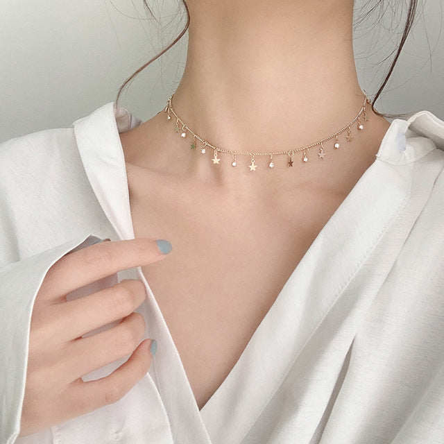 Double Chain Gold Necklace