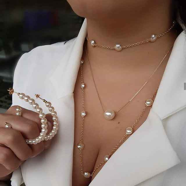 Double Chain Gold Necklace