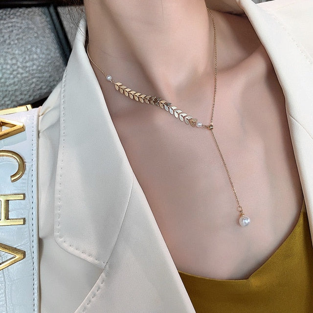 Double Chain Gold Necklace