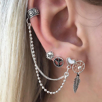 Chain Gold Trendy Earrings