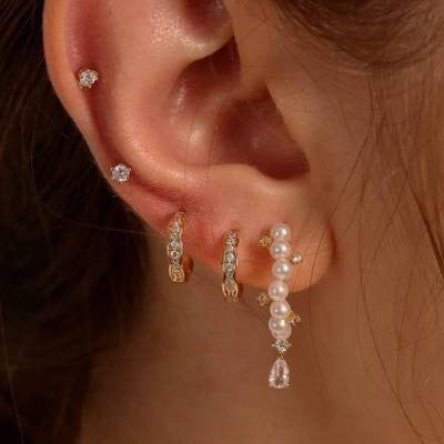 Chain Gold Trendy Earrings
