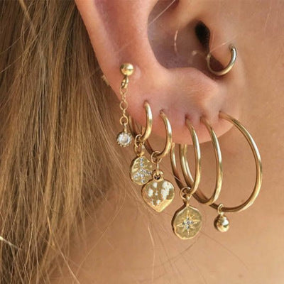 Chain Gold Trendy Earrings