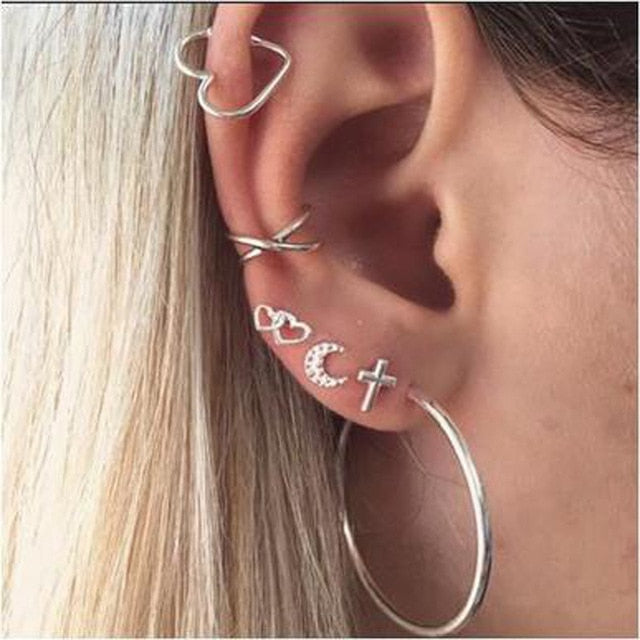 Chain Gold Trendy Earrings