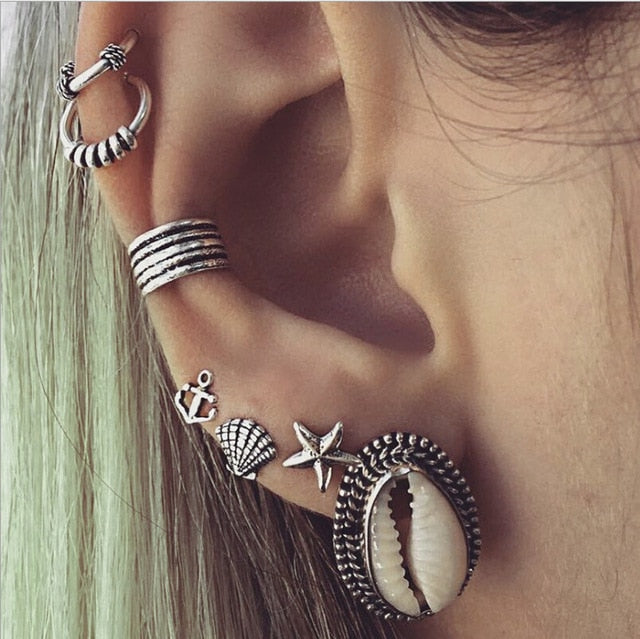 Chain Gold Trendy Earrings
