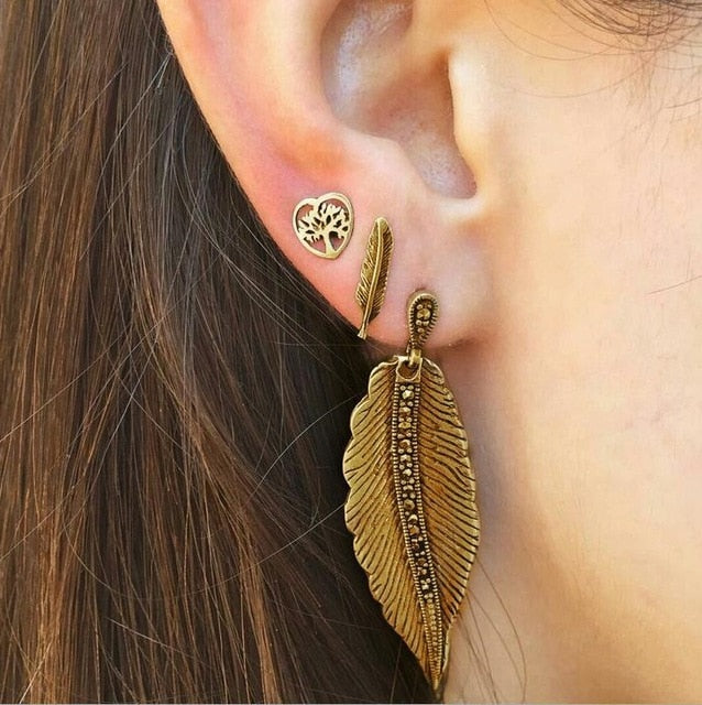 Chain Gold Trendy Earrings