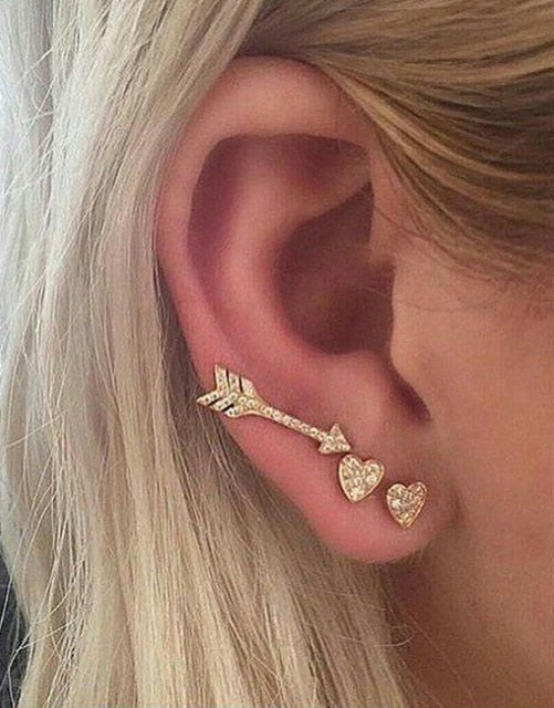 Chain Gold Trendy Earrings