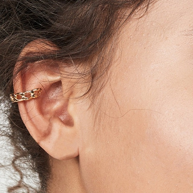 Chain Gold Trendy Earrings