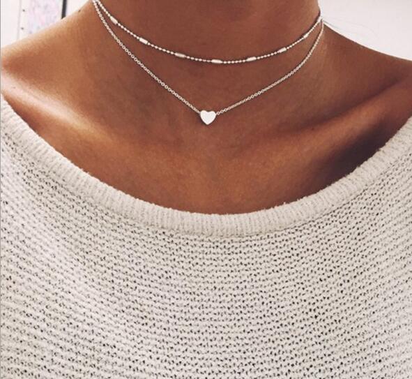Bohemian Moon Star Crystal Necklace