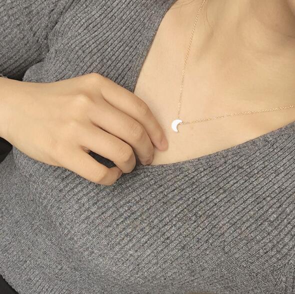 Bohemian Moon Star Crystal Necklace