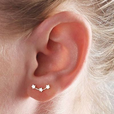 Crystal Flower Stud Earrings
