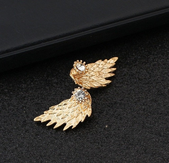 Crystal Flower Stud Earrings