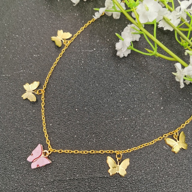 Golden Butterfly Necklace