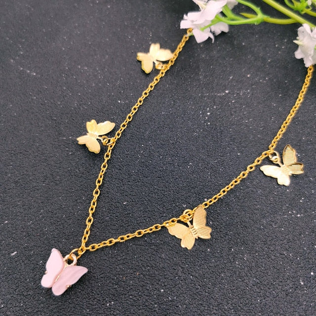 Golden Butterfly Necklace
