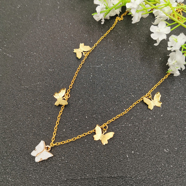 Golden Butterfly Necklace