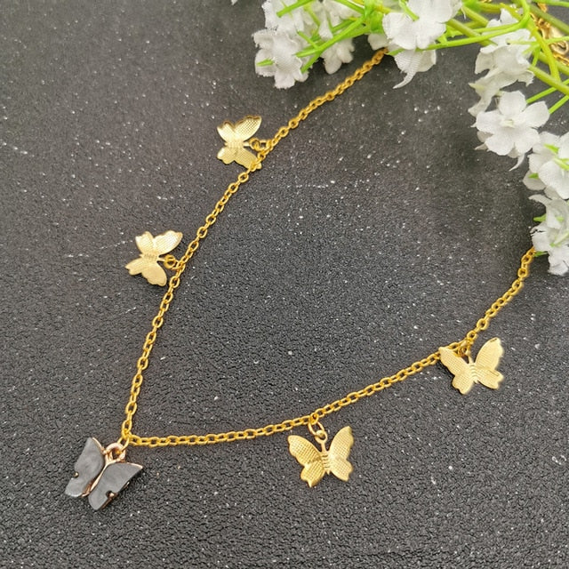 Golden Butterfly Necklace
