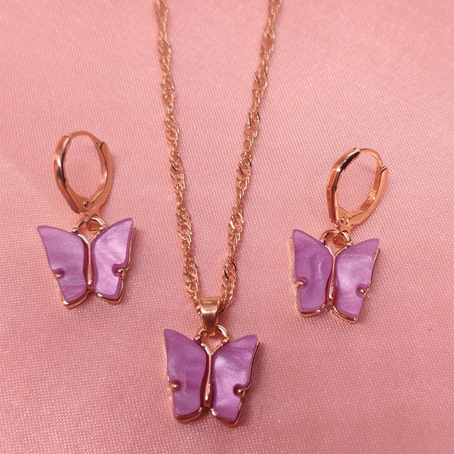 Golden Butterfly Necklace