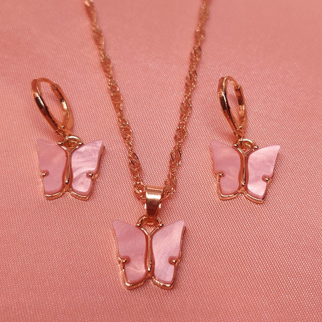 Golden Butterfly Necklace