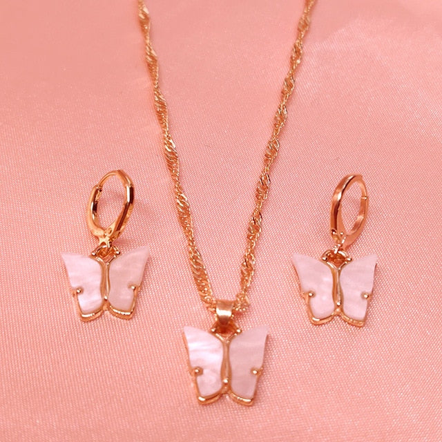 Golden Butterfly Necklace