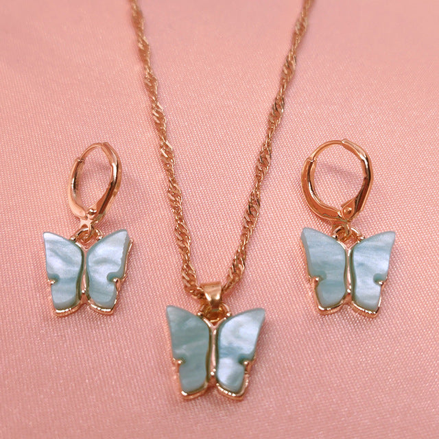 Golden Butterfly Necklace