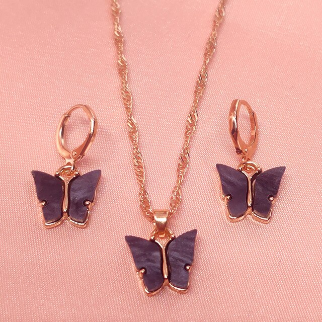 Golden Butterfly Necklace