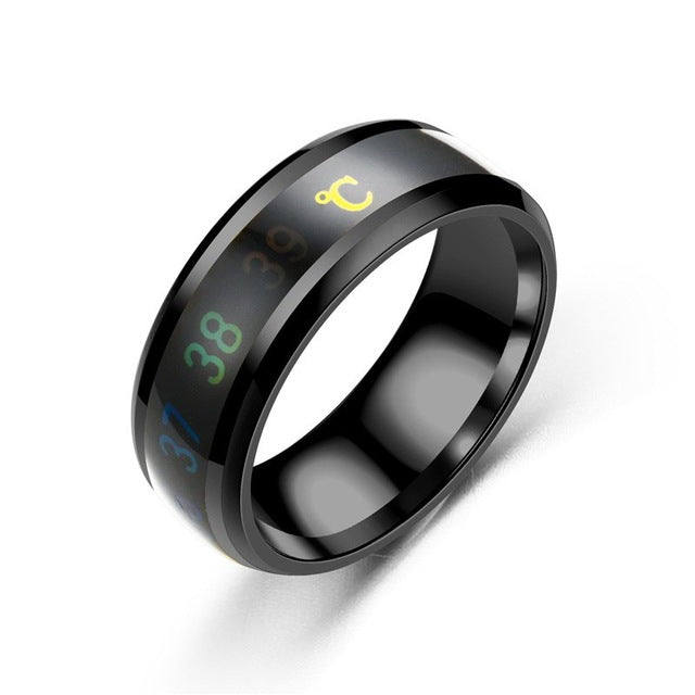 Temperature Ring Titanium Steel