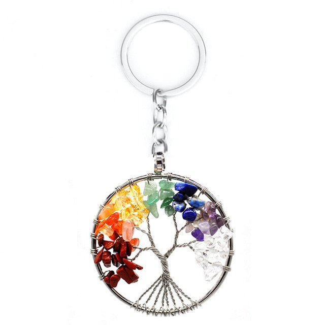 Natural Stone Tree of Life Necklace 30 Styles