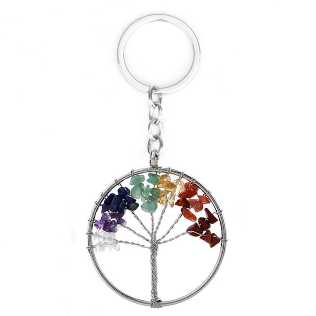 Natural Stone Tree of Life Necklace 30 Styles
