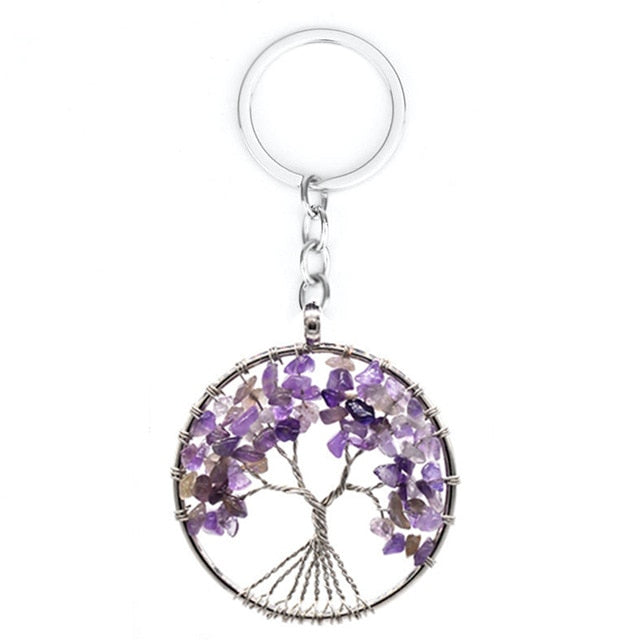 Natural Stone Tree of Life Necklace 30 Styles