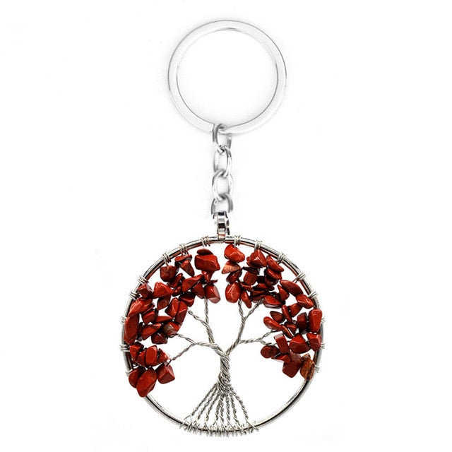 Natural Stone Tree of Life Necklace 30 Styles