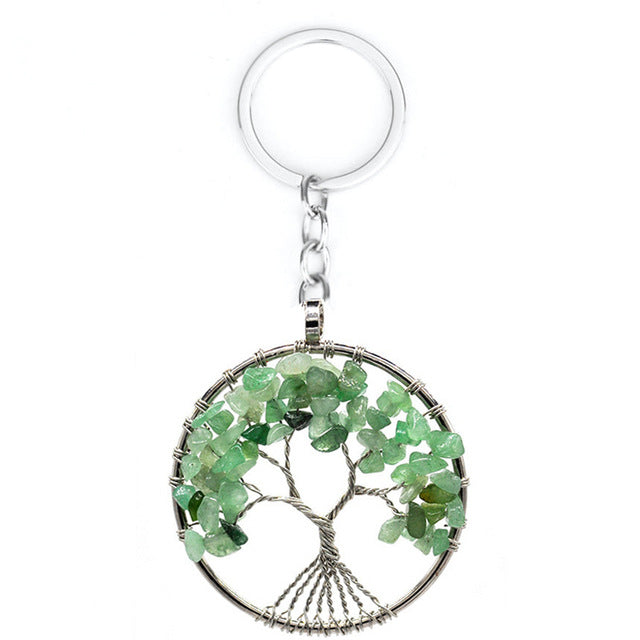 Natural Stone Tree of Life Necklace 30 Styles