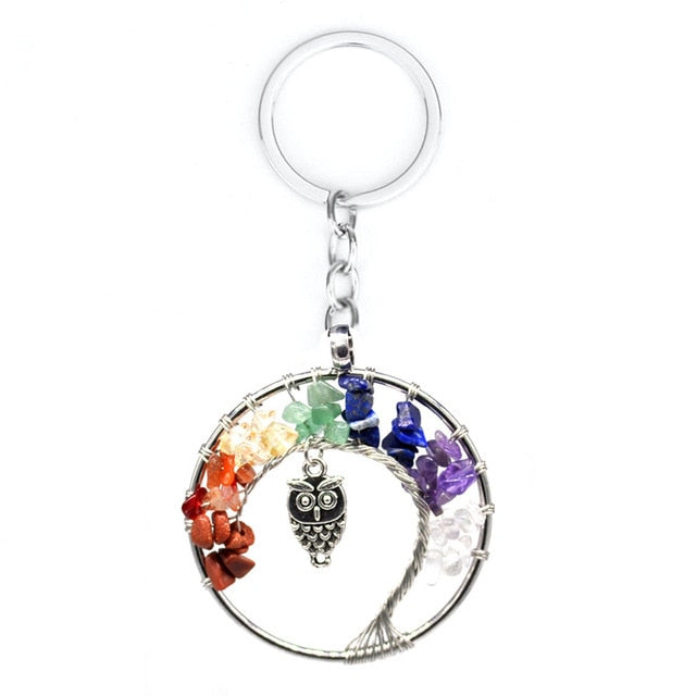 Natural Stone Tree of Life Necklace 30 Styles
