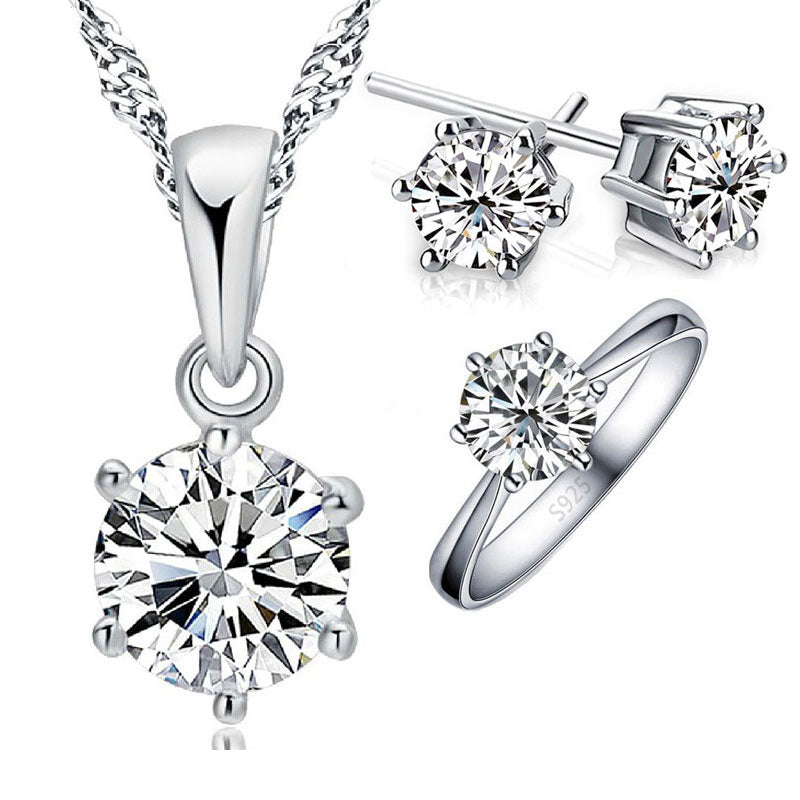 Bridal Jewelry Sets 925 Sterling Silver